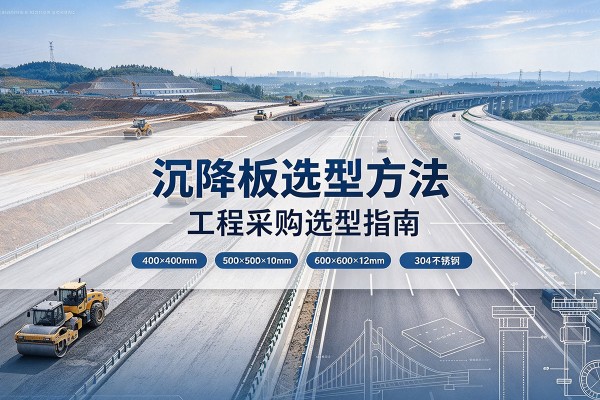 西华沉降板选择方法