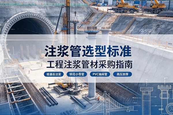 西华注浆管选型标准