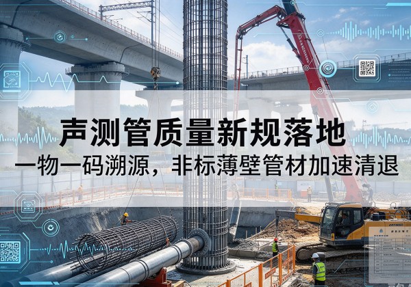 西华声测管质量新规落地，一物一码溯源，非标薄壁管材加速清退