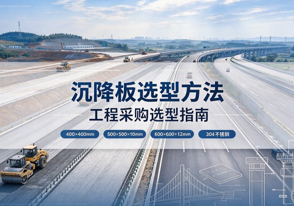 西华沉降板选择方法